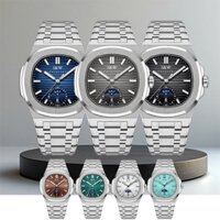 Đồng hồ nam chính hãng I&W Carnival 735 735GT dây thép máy cơ Seiko mặt kính sapphire nguyên khối