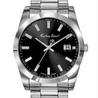 ĐỒNG HỒ NAM CHÍNH HÃNG Mathey Tissot H450AN Quartz Rolly I Black Dial Sapphire Silver Stainless Steel Mens