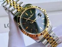 ĐỒNG HỒ NAM CHÍNH HÃNG Mathey Tissot H810BN III Quartz Black Dial Men's Watch Gold