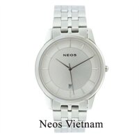 Đồng Hồ Nam Chính Hãng Neos N-30854M Sapphire Dây Thép Bạc