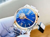 ĐỒNG HỒ NAM CHÍNH HÃNG ORIENT RA-AG0433L00C Automatic Bambino Open Heart Blue Dial Demi Rose Gold Stainless Steel Men