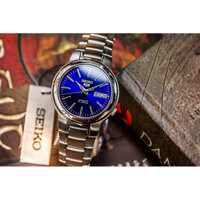 ĐỒNG HỒ NAM CHÍNH HÃNG Seiko 5 SNKA05K1 Automatic Blue Dial Hardlex Silver Stainless Steel For Men