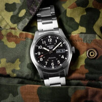 ĐỒNG HỒ NAM CHÍNH HÃNG Seiko 5 SRPG27K1 Automatic Sports Black Dial Silver Stainless Steel For Men