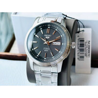 ĐỒNG HỒ NAM CHÍNH HÃNG Seiko 5 SNKM87K1 Automatic Grey Dial Silver Stainless Steel For Men