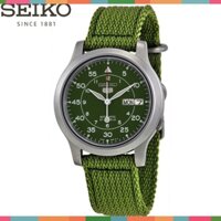 Đồng hồ nam chính hãng Seiko Máy Cơ SNK805K2S Dây Nato - Mặt Xanh Lá - Bảo Hành Chính Hãng 18 Tháng