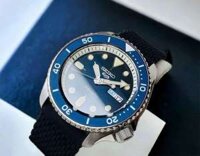 ĐỒNG HỒ NAM CHÍNH HÃNG Seiko SRPD71K2 Automatic SKX Blue Beige Silicone Hardlex Benzel For Men