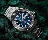 ĐỒNG HỒ NAM CHÍNH HÃNG Seiko SRPD25K1 Automatic Monster Save The Ocean Special Limited Edition Green Dial Silver Case