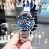 ĐỒNG HỒ NAM CHÍNH HÃNG Seiko SSB407P1 Quartz Chronograph Blue Dial Silver Stainless Steel For Men