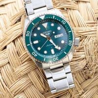 ĐỒNG HỒ NAM CHÍNH HÃNG SEIKO SRPD61K1 Automatic International Edition 5 Sports Style Green Dial & Benzel For Men