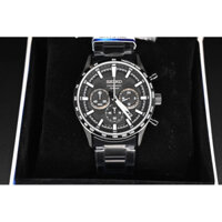 ĐỒNG HỒ NAM CHÍNH HÃNG Seiko SSB415P1 Quartz Chronograph Black Dial & Stainless Steel Sapphire For Men