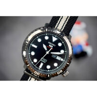 ĐỒNG HỒ NAM CHÍNH HÃNG Seiko SRPC67K1 Automatic Sports Black Dial & Nato Strap Hardlex Dial For Men
