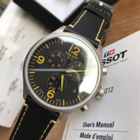 ĐỒNG HỒ NAM CHÍNH HÃNG Tissot T116.617.16.057.01 Quartz Classic Tour De France Chronograph Black Dial & Leather Mens