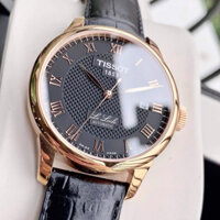 ĐỒNG HỒ NAM CHÍNH HÃNG Tissot Le Locle T41.5.423.53 Automatic Sapphire Rose Gold Black Leather