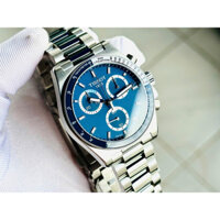 ĐỒNG HỒ NAM CHÍNH HÃNG Tissot T149.417.11.041.00 Quartz PR516 Chronograph Blue Dial Sapphire Tachymeter Silver Stainless