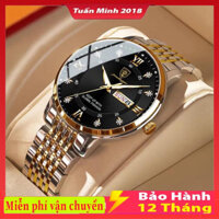 Đồng Hồ Nam Chính Hãng POEDAGAR Dây Thép , Khóa Cánh Bướm , Chống Nước , bảo hành 12 tháng