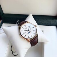 Đồng hồ nam chính hãng Frederique Constant Moonphase Quartz Gold - 260WR5B5 - Máy pin - Kính Sapphire