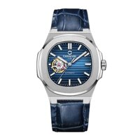 Đồng hồ nam chính hãng Carnival 8128 8128G  dây da bản trơn máy cơ mặt kính sapphire  size 40mm