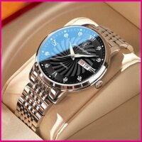 Đồng Hồ Nam Chính Hãng POEDAGAR Đồng Hồ Đeo Tay Dây Thép Cao Cấp Kháng Nước free ship toàn quốc