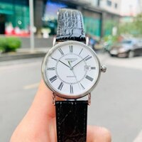 Đồng hồ nam chính hãng Longines Presence Automatic White - L4.921.4.11.2 - Máy cơ tự động - Kính Sapphire