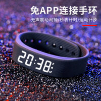 Đồng hồ nam cho học sinh trung học cơ sở và trung học phổ thông, vòng tay báo động rung thông minh, đồng hồ điện tử thể thao chống nước cho phụ nữ và trẻ em