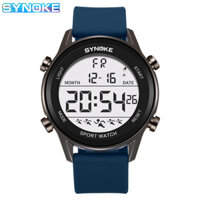 Đồng hồ nam chống nước SYNOKE Đồng hồ thể thao sang trọng Báo động thời trang LED kỹ thuật số Đồng hồ nam đa chức năng