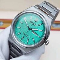 Đồng Hồ Nam Citizen AW0130-85M Eco-Drive Size 39 Ice Blue Super Titanium Silver