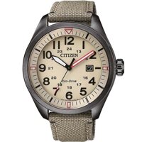 Đồng Hồ Nam Citizen AW5005-12X Eco Drive Dây Dù Quân Đội Màu Xanh