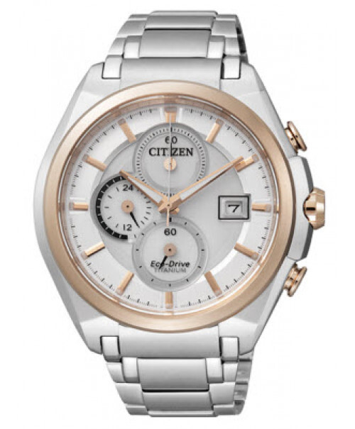 Đồng hồ nam dây titanium Citizen CA0356-55A (Bạc)