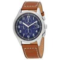 Đồng Hồ Nam CITIZEN Chandler Chronograph Eco-Drive Blue Dial Men's Watch CA0621-05L