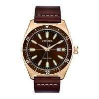 Đồng Hồ Nam Citizen Dây Da AW1593-06X - Mặt Nâu