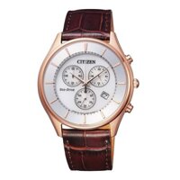 Đồng Hồ Nam Citizen Dây Da AT2362-02A - Mặt Trắng (Sapphire)