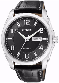 Đồng Hồ Nam Citizen Dây Da NP4020-01E - Mặt Đen Sapphire