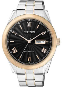 Đồng Hồ Nam Citizen Dây Thép Không Gỉ NH7514-59E - Mặt Đen Sapphire