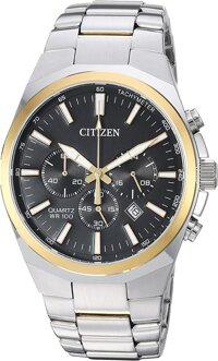 Đồng Hồ Nam Citizen Dây Thép Không Gỉ AN8174-58E - Mặt Đen