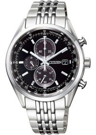 Đồng Hồ Nam Citizen Dây Thép Không Gỉ CA0450-57E - Mặt Đen Sapphire