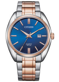 Đồng Hồ Nam Citizen Dây Thép Không Gỉ BI5104-57L - Mặt Xanh