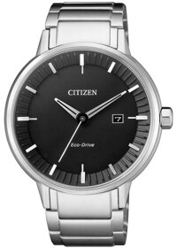 Đồng Hồ Nam Citizen Dây Thép Không Gỉ BM7370-89E - Mặt Đen Sapphire