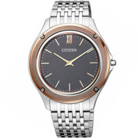 Đồng hồ nam Citizen Eco-Drive AR5004-59H Dây Kim Loại - Viền Mặt Mạ Vàng Hồng