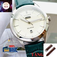 Đồng Hồ Nam CITIZEN Eco-drive AW0090-11Z Chính Hãng Tặng Dây Da Cao Cấp