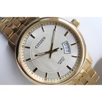 Đồng hồ Nam Citizen Quartz BI1052-85P Mạ vàng