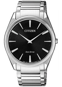 Đồng Hồ Nam Citizen Siêu Mỏng Dây Thép Không Gỉ AR3071-87E - Mặt Đen Sapphire