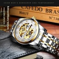 Đồng hồ nam cơ khí tự động rỗng thời trang TEVISE