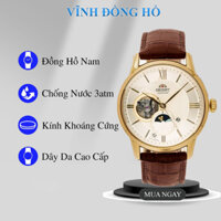 Đồng Hồ Nam Cơ Orient Sun & Moon Gen 4 Dây Da Lộ Cơ Cao Cấp - Mặt Size 40mm