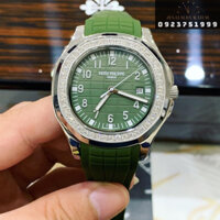 Đồng hồ nam Cơ Patek Philippe đính đá dây cao su Aquanaut Super Nhật bảo hành 2 năm