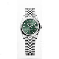 Đồng hồ nam công sở giải trí thể thao, Mặt số xanh Hiển thị ngày Dây đeo bằng thép không gỉ tinh tế Rolex Datejust Đồng hồ cơ tự động nam sang trọng Đồng hồ sang trọng cao cấp hợp thời trang