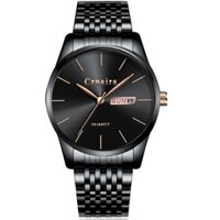 Đồng Hồ Nam CRNAIRA JAPAN c0246 chống nước 3ATM chạy 2 Lịch Dây Thép Cao Cấp