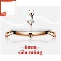 Đồng Hồ Nam Crnaira Japan C3079 Siêu Mỏng Dây Thép Lụa Cao Cấp_full box  vip