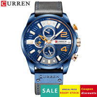 Đồng hồ nam Curren/Karen 8393, dây đeo lịch, đồng hồ nam One Piece, dropshipping, đồng hồ sáu kim 6CZD