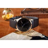 Đồng hồ nam Daniel Wellington - Máy Quartz Thụy Sỹ - Mặt kính cứng chống xước - Dây da khóa 2 chiều tiện dụng