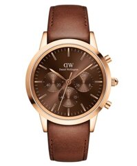 Đồng hồ nam Daniel Wellington Iconic Chronograph St Mawes Amber RG DW00100640